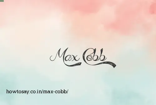 Max Cobb