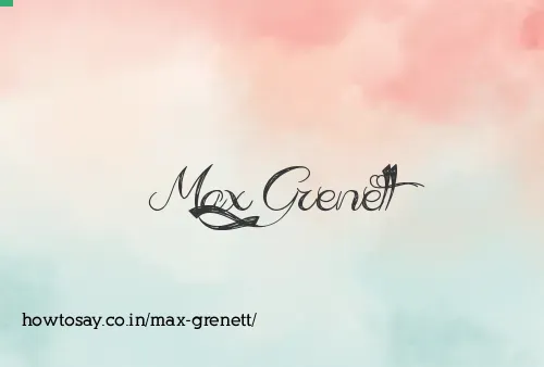 Max Grenett