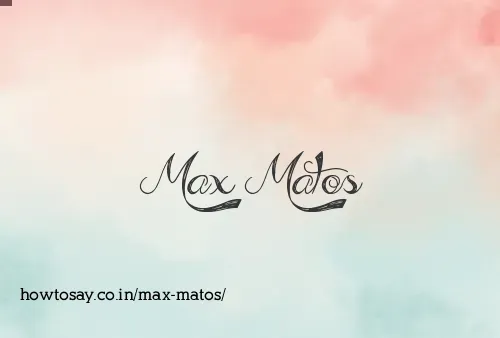 Max Matos
