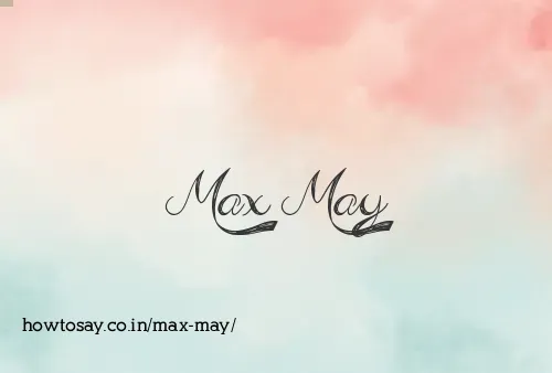 Max May