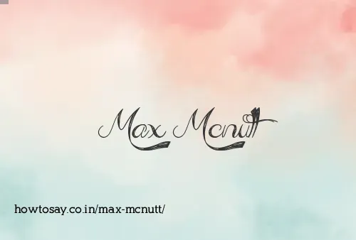 Max Mcnutt