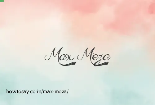 Max Meza