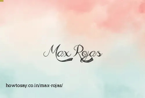 Max Rojas