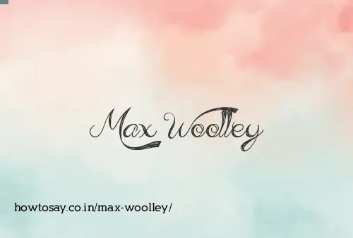 Max Woolley