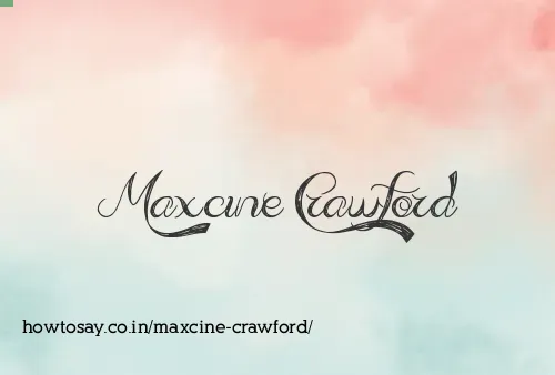 Maxcine Crawford