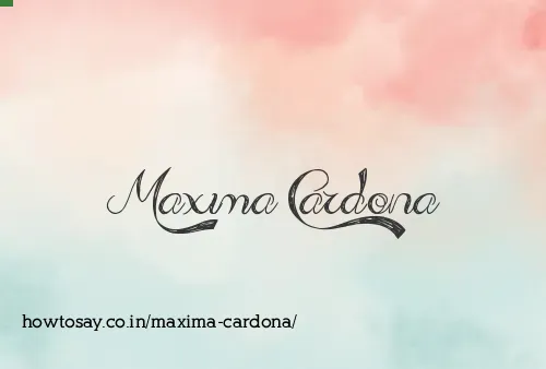 Maxima Cardona