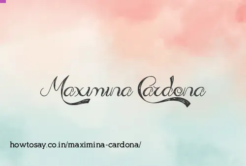 Maximina Cardona
