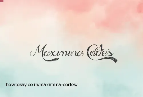 Maximina Cortes