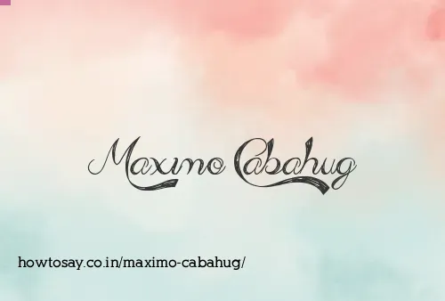 Maximo Cabahug