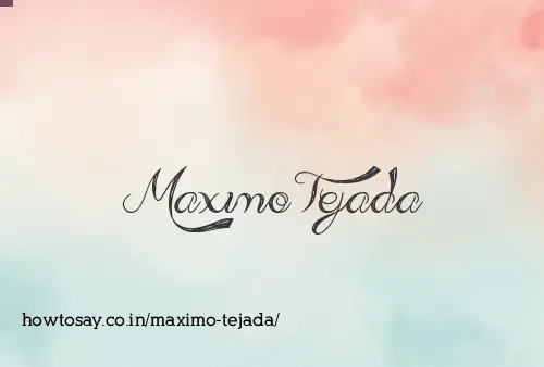 Maximo Tejada