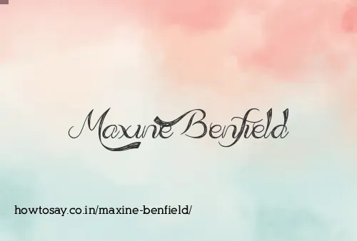Maxine Benfield