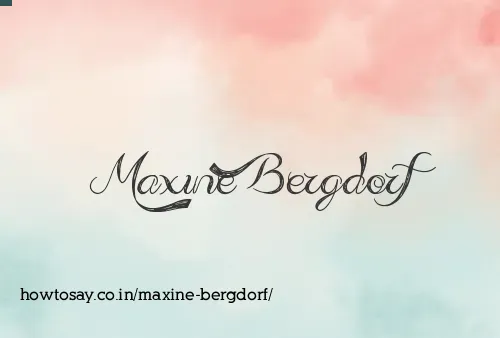 Maxine Bergdorf