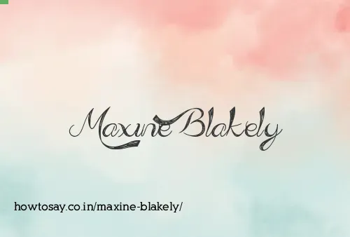 Maxine Blakely