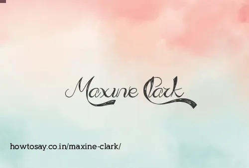 Maxine Clark