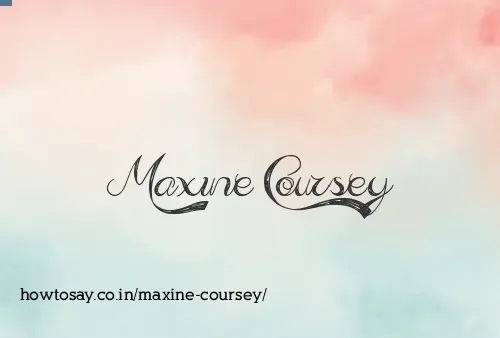 Maxine Coursey