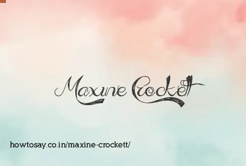 Maxine Crockett