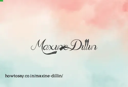 Maxine Dillin