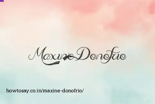 Maxine Donofrio