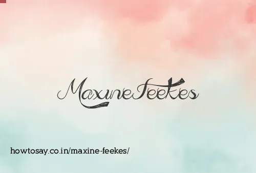 Maxine Feekes