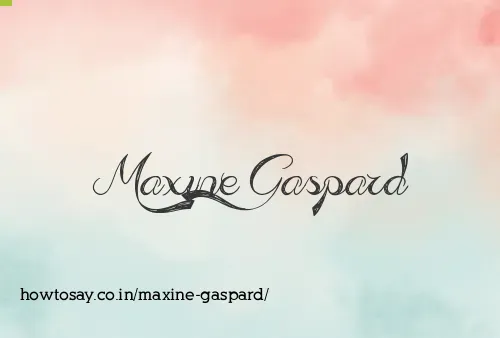Maxine Gaspard