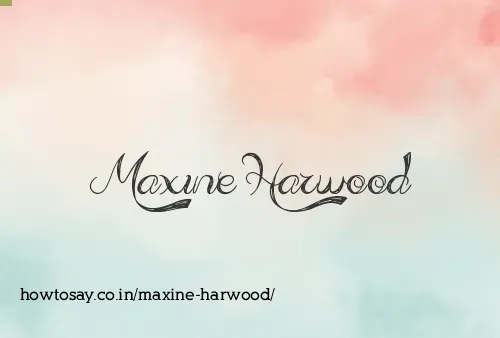 Maxine Harwood