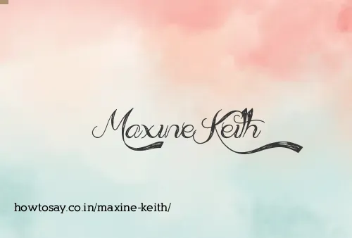 Maxine Keith