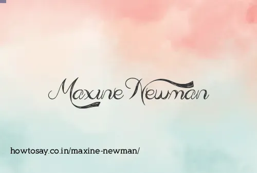 Maxine Newman