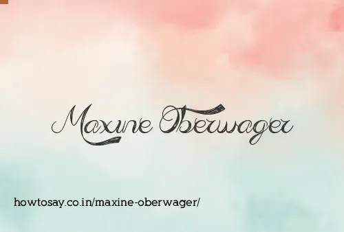 Maxine Oberwager