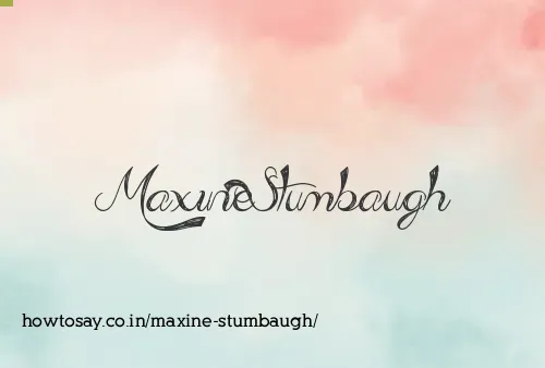 Maxine Stumbaugh
