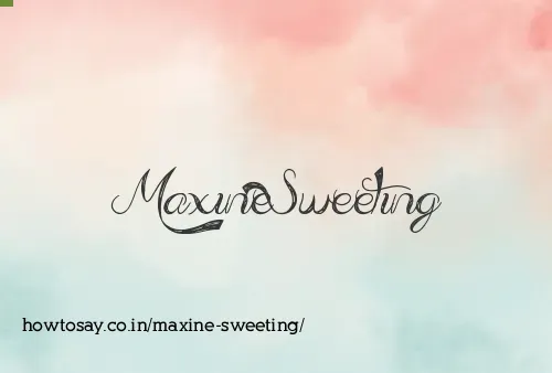 Maxine Sweeting