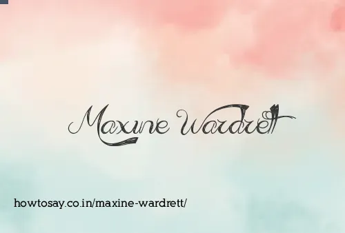 Maxine Wardrett