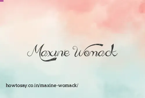 Maxine Womack