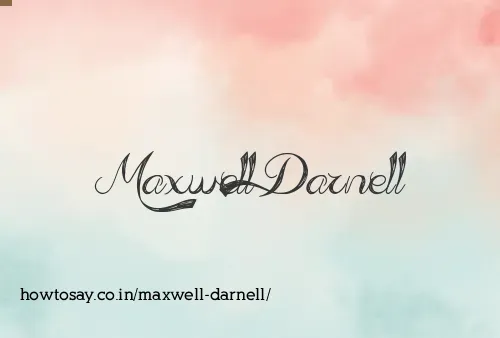 Maxwell Darnell