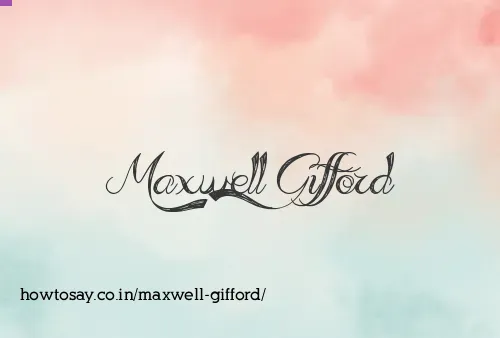 Maxwell Gifford