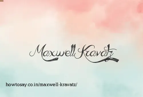Maxwell Kravatz