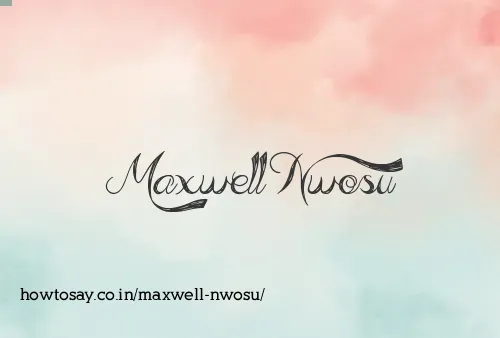 Maxwell Nwosu