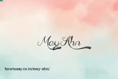 May Ahn