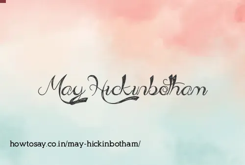 May Hickinbotham