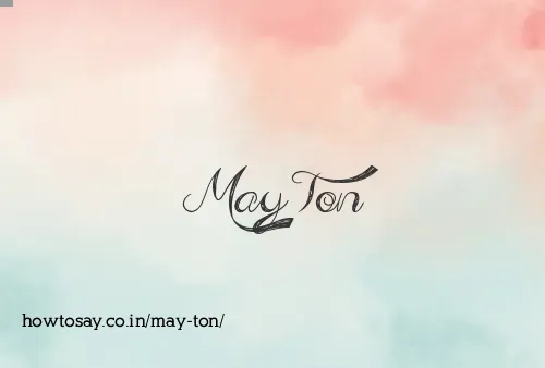 May Ton