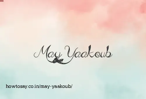 May Yaakoub