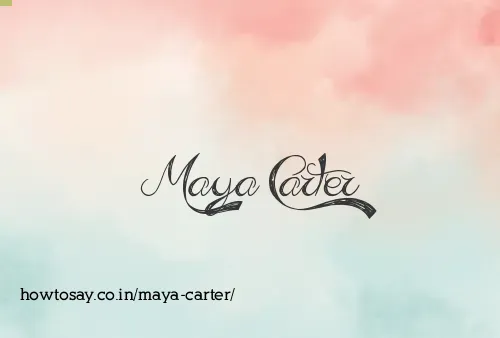 Maya Carter