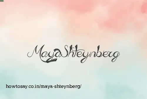 Maya Shteynberg
