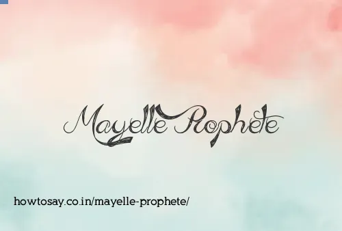 Mayelle Prophete