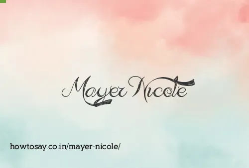 Mayer Nicole