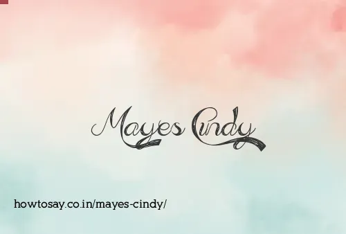 Mayes Cindy