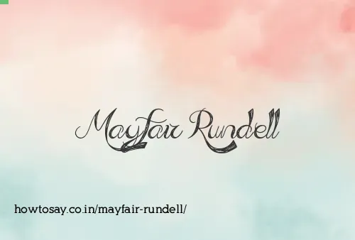 Mayfair Rundell