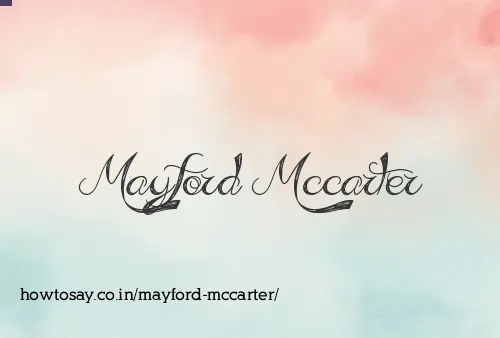 Mayford Mccarter