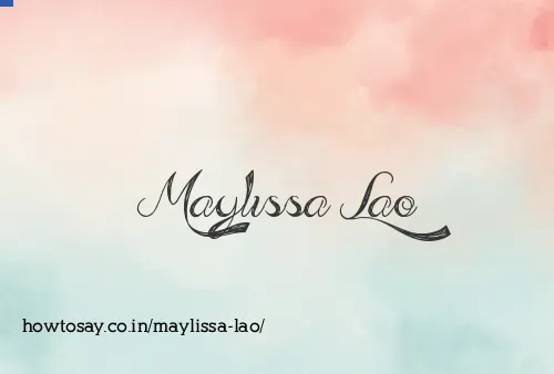 Maylissa Lao