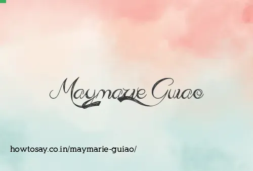 Maymarie Guiao