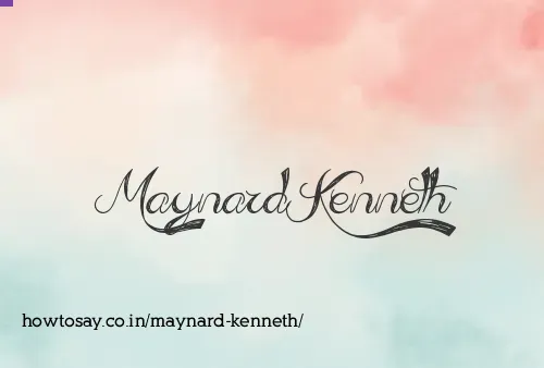 Maynard Kenneth